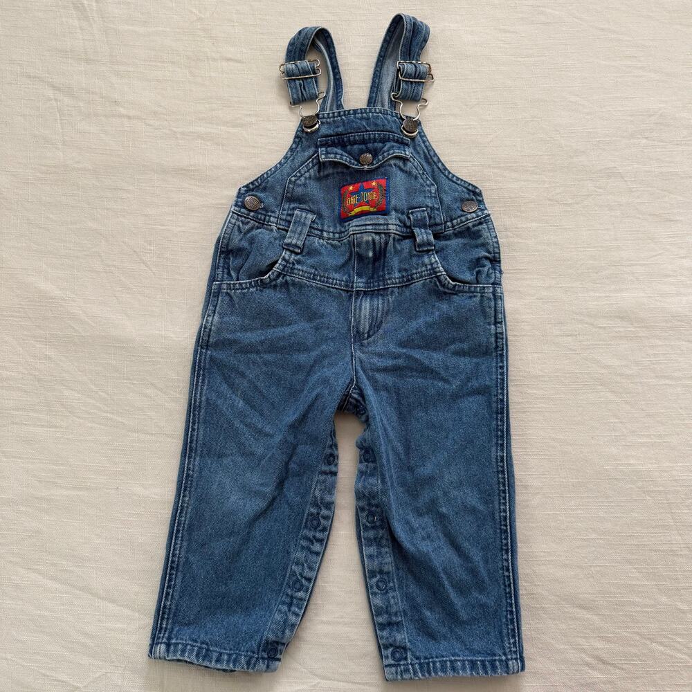 Vintage Okie Dokie Denim Overalls 2t